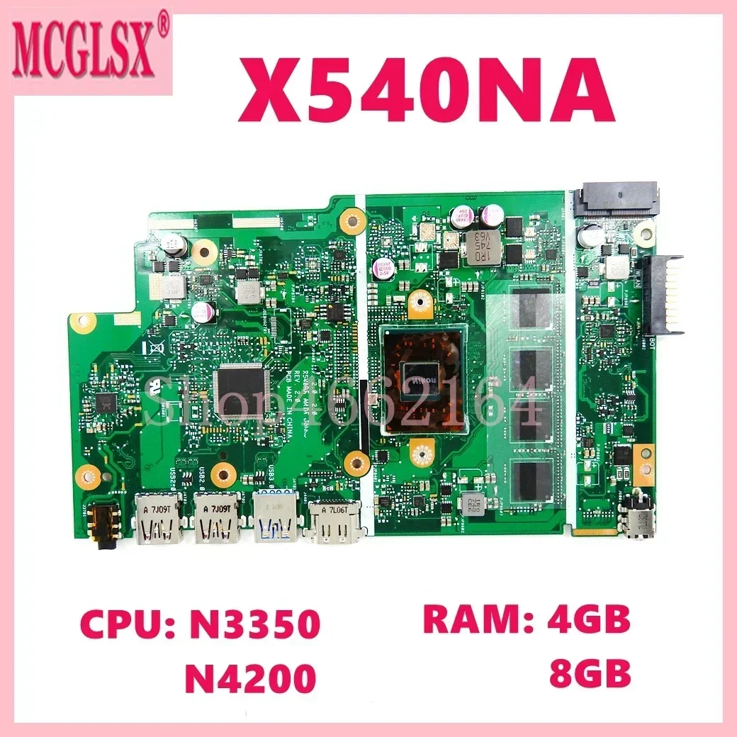 Laptop Motherboard Notebook Mainboard For Asus X540 X540N X540NA R540N D540NA X540MA