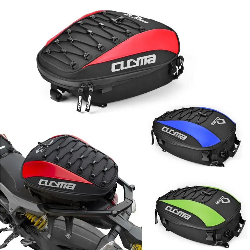 

Rear Tail Seat Helmet Luggage Backpack Carry Bag For SUZUKI DR650 /S/SE/SER