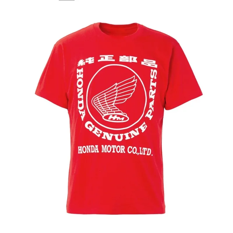 2026 혼다 클래식 남성 티셔츠 심플 스타일 캐주얼웨어 여름 남성 여성용 오토바이 티셔츠 통기성 100% 면 탑