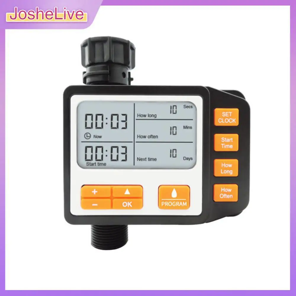 

Электронный таймер воды, водонепроницаемый уличный программируемый контроллер для полива, автоматическое выключение