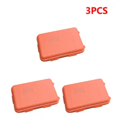 Durable Shockproof Waterproof Outdoor Survival & Fishing Storage Case (Orange L 3PCS)