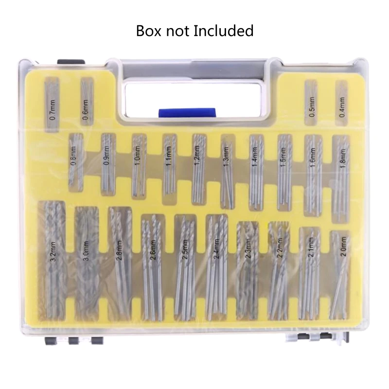 

150 Pieces Mini HSS Power Drill Bit 0.4-3.2mm for Professional DIY Dropship