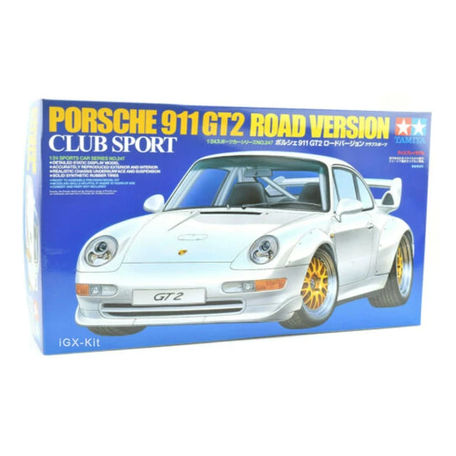 タミヤ ポルシェ911 GT2 1/24 プラモデル 完成品