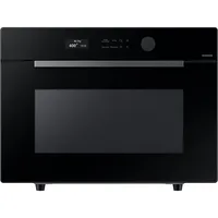 Samsung 1.2 cu. ft Convection Air Fry, Black Glass, MC12DB8700CKAA Countertop Microwave 1