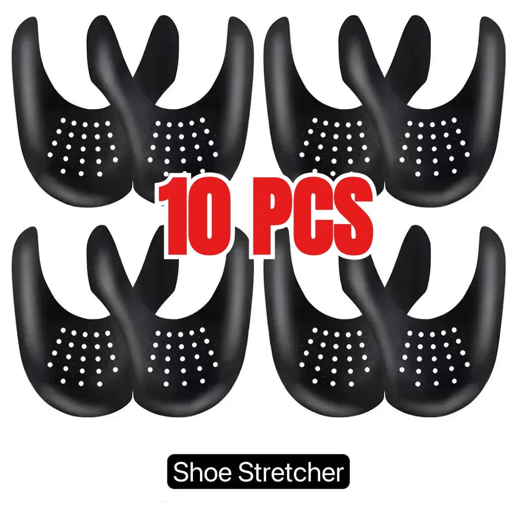 Shoe Protector 10PCS Shoes Head Stretcher Anti-Fold Bending Shield Crack Toe Cap Wrinkled Fold Shoes Anti-Crease Support