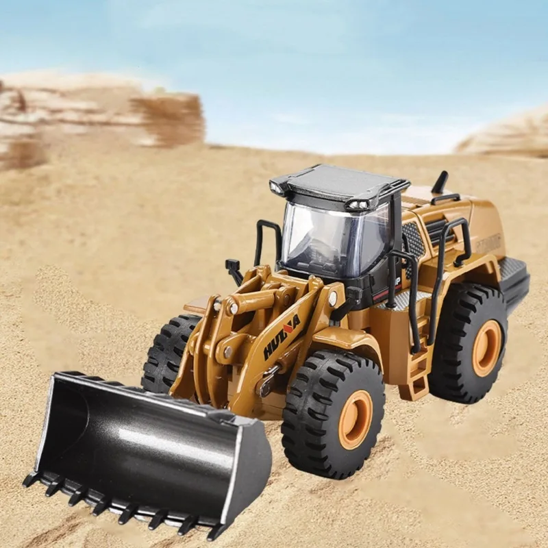 Diecast Construction Vehicle Toy Set: Excavator, Dump Truck, Crawler Tractor & More