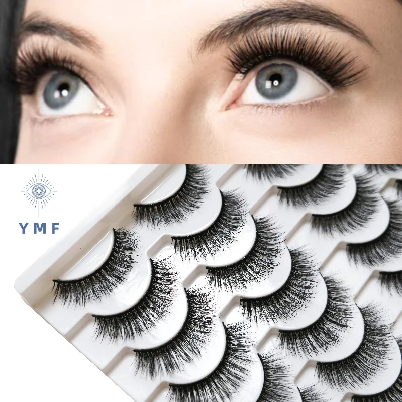 2023New Natural Manga Lashes Eyelashes False Eyelashes Manga Eyelashes