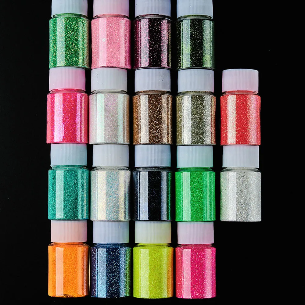 1oz Nail Powder Glitter Pigment Ultra-thin Shimmer Sugar Pink Blue Symphony Fairy Sparkly Colorful