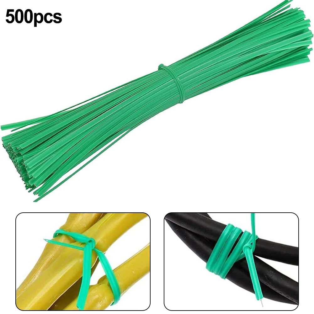 

500pcs Gardening Cable Ties Twist-Tie Plant Ties Support Wire Binding For Flower Plant Climbing Vines Fixing Garden Supplies