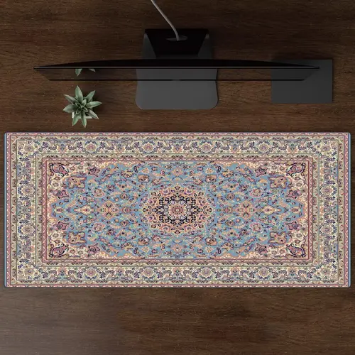 Persian Mouse Pad Large Carpet Persian Pattern MousePad Game Desk Accessories Computer Desk Mat Bedroom Floor Mat Persian Carpet - Image 4