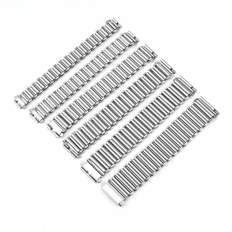 Sleek Stainless Steel Quick Release Watch Strap - Fashionable Metal Replacement Bracelet