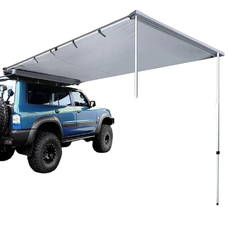 

Overland 2*2m SUV/4x4/4wd Car Roof Top Tents with Retractable car/Roof Side camping Awnings