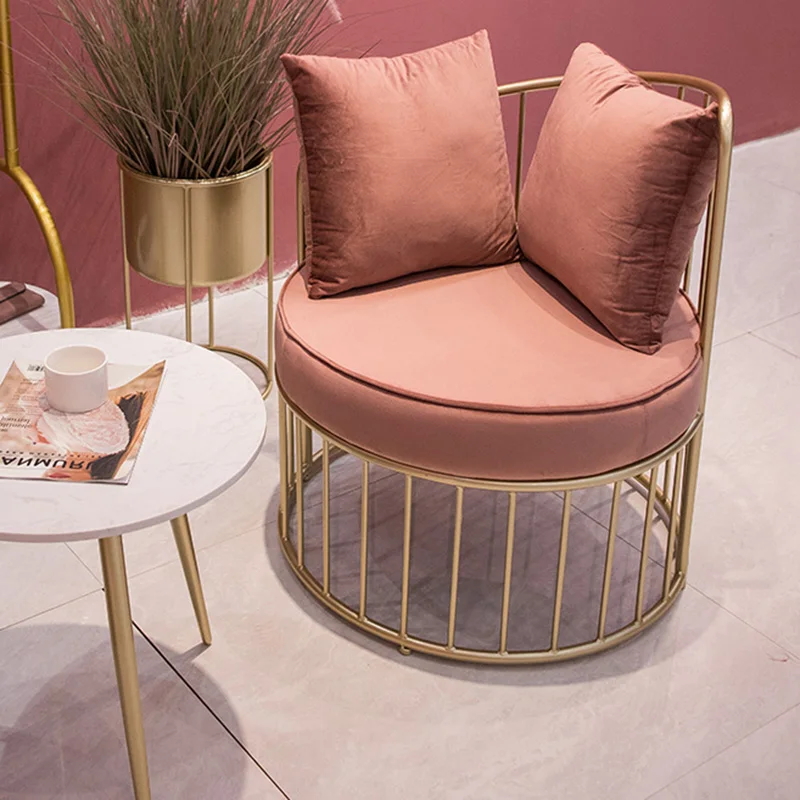 

Leather Chair Luxury Relax Lounge Makeup AccentNordic Sofa Office Computer Dining Chair GamingChaise Coiffeuse Room Furniture