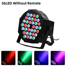  ALIEN 36 LED RGBW DMX 512 Stage Flat Par Lighting Effect DJ Disco Party Holiday Christmas Bar Club Wedding Birthday Show Lights 