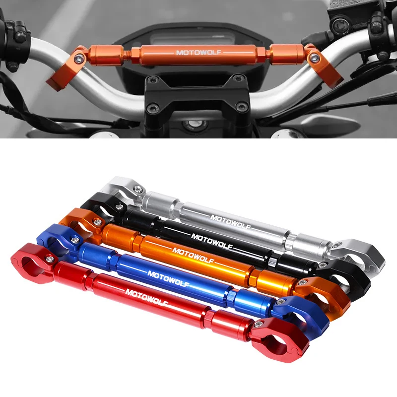 Motorcycle Balance Bar Universal 22mm CNC Aluminum Crossbar Strengthen  Handlebar Extended Motorbike Reinforce Lever Accessories - AliExpress