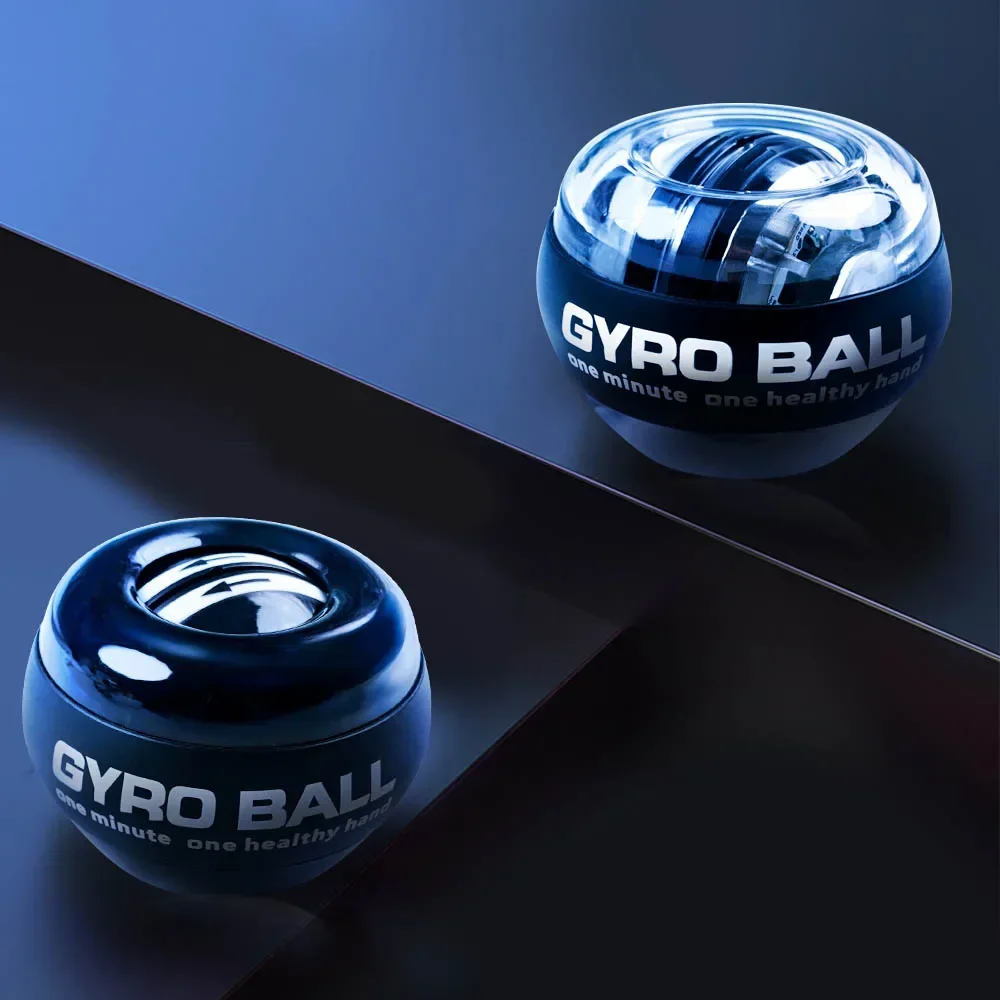 Gyroball Trainer Con Luci LED - Allenatore Per Polso E Avambraccio, Forza 60lb, Antistress, Giroscopio Autostart - Foto 4