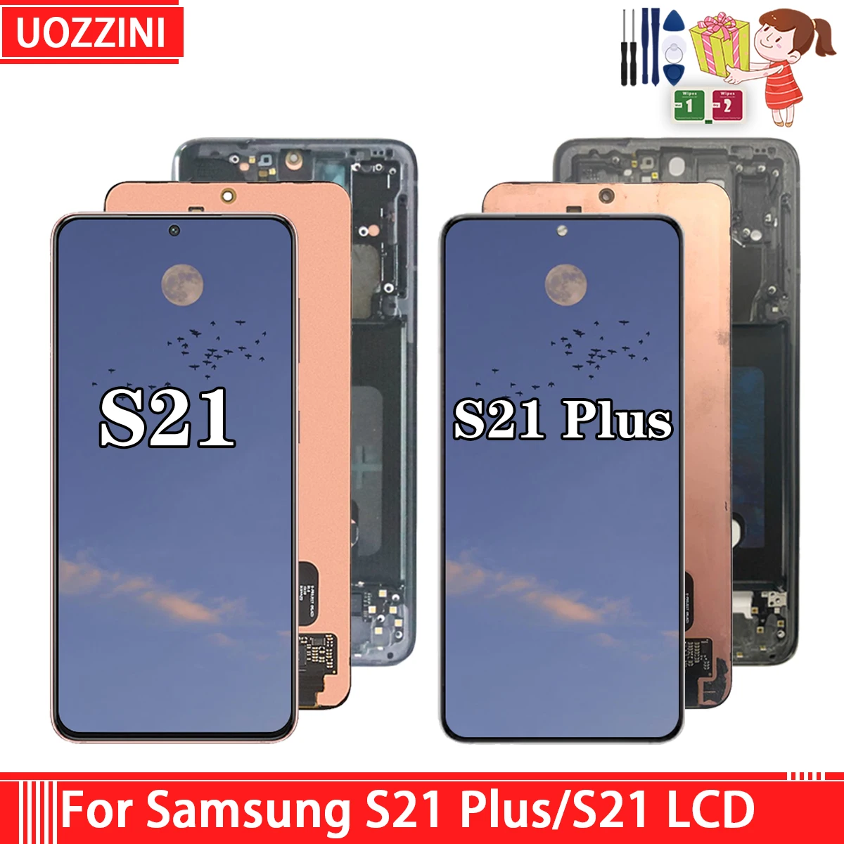 Super-OLED-LCD-For-Samsung-S21-Display-Touch-Screen-Glass-Sensor-Touch ...