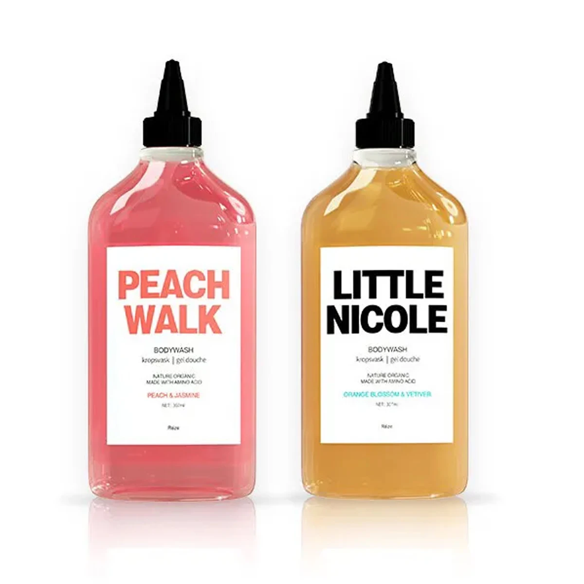 

PEACH WALK LITTLE NICOLE BODYWASH Removed Chicken Skin, Acne, Anti Blemish Whitening Moisturizing Soft And Smooth 307ml