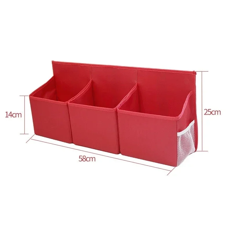 Bed Hanging Storage Bag Newborn Diaper Stacker Caddy Container Baby Bedding Set Accessories Foldable Baby Nursery Organizer Crib