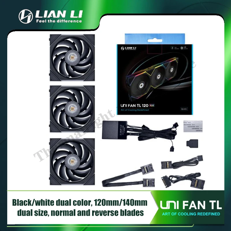 Lian Li-radiador Cooler para pc Cabinet Tl120 140 Rgb 4th Performance Evolution Forward e Reverse Blade pc Pcs por Pacote