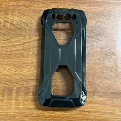 Soft TPU Silicone Back Cover Phone Case - Durable and Protective Phone Shell Coque for BV7300 (Black)