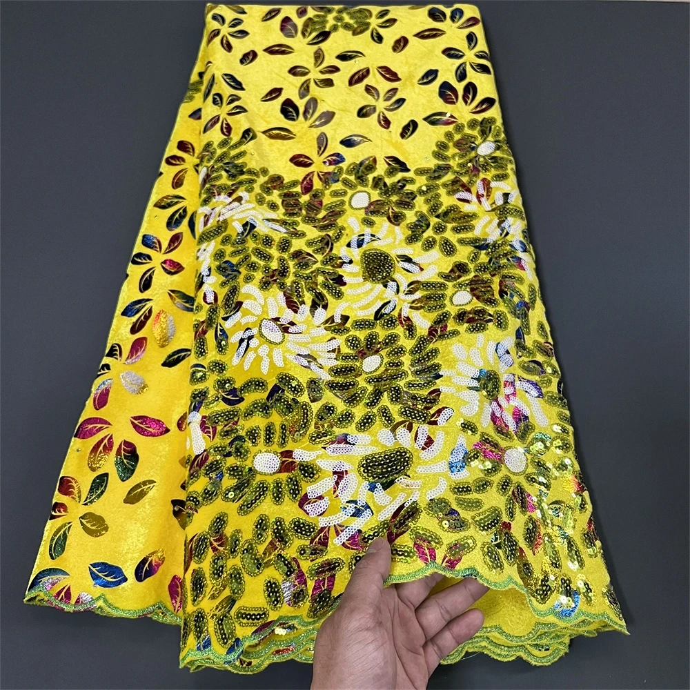 

Nigerian Yarn Organza Brocade Jacquard Fabric for Women, African Lace, High Quality, Wedding Tailor, PartyPS0011, New, 2023