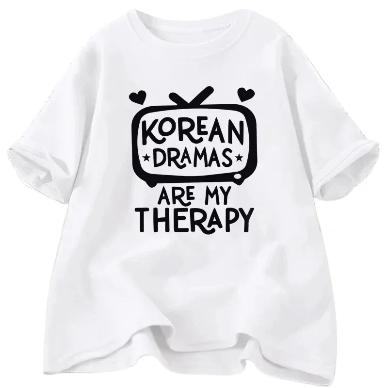 Japanese Anime T Shirt Cartoon Print Harajuku Streetwear Tops Casual Round Neck Aesthetic Clothing Short Sleeve Tees Unisex 3