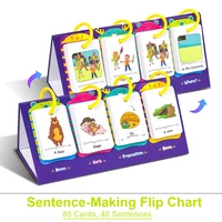 Sentence-Making Exercises Flip Chart Sentence Educational Learning Tool Vocabulary Building Special Education Speech Therapy 1