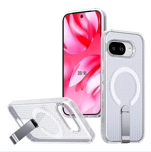 Magnetic Armor Cooling Phone Case with Heat Dissipation and Hidden Bracket