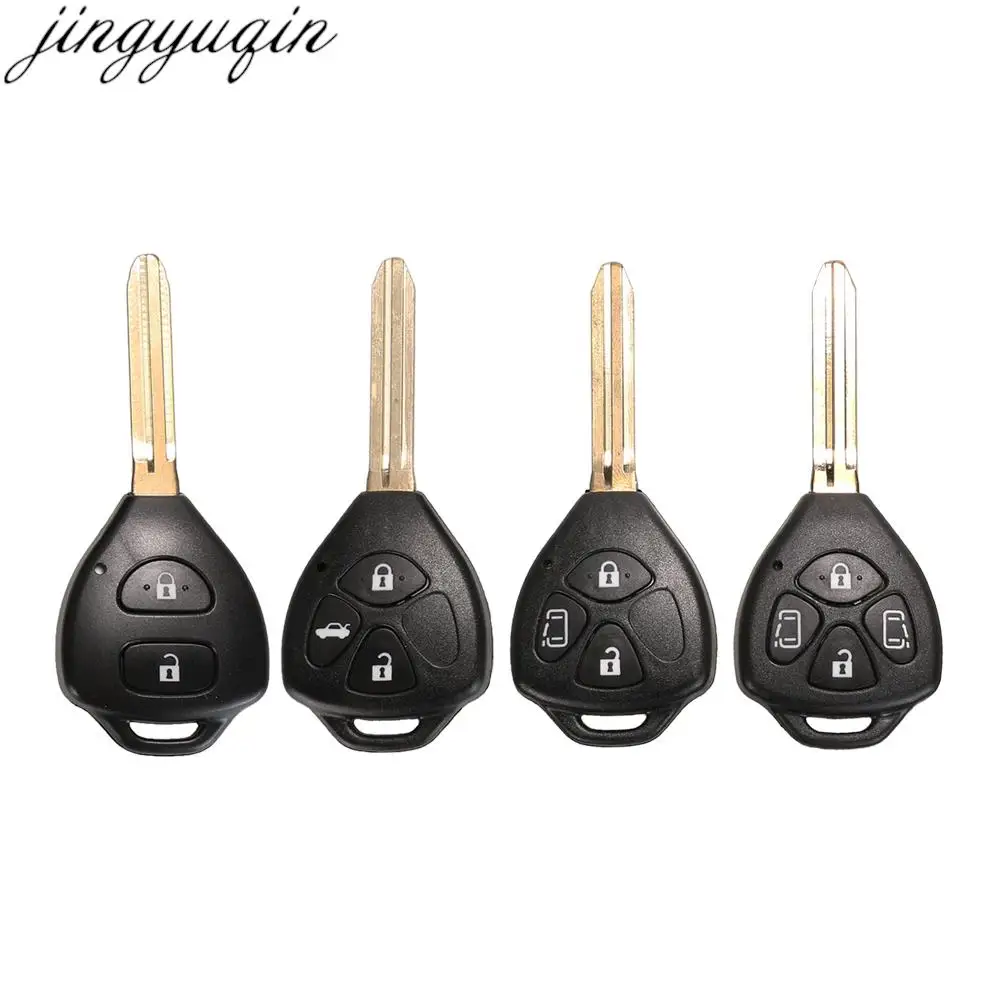 Remote Key Shell TOY43 For Toyota Alphard Yaris Prado Tarago Camry Corolla RAV4 Hilux Vitz REIZ Crown Avalon Venza car key shell,car remote key,car key,key shell