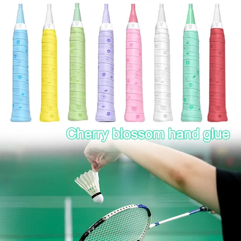 New PU Badminton Handle Wrap Tape Non-slip Print Badminton Overgrip Sweat-absorbent Badminton Racket Handle Grip