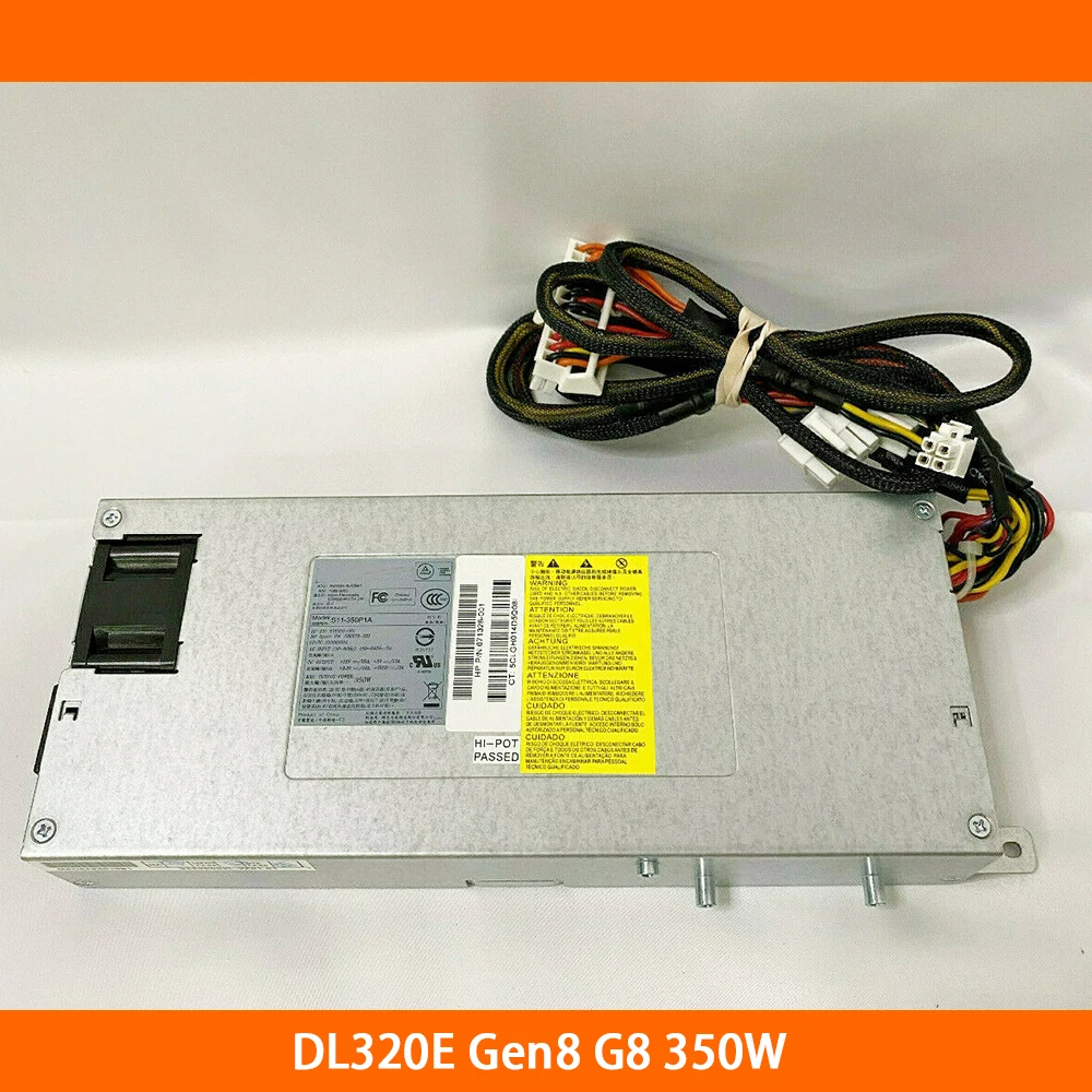 Серверный блок питания для HP DL320E Gen8 G8 350 Вт 671326-001 686679-001 S11-350P1A полностью