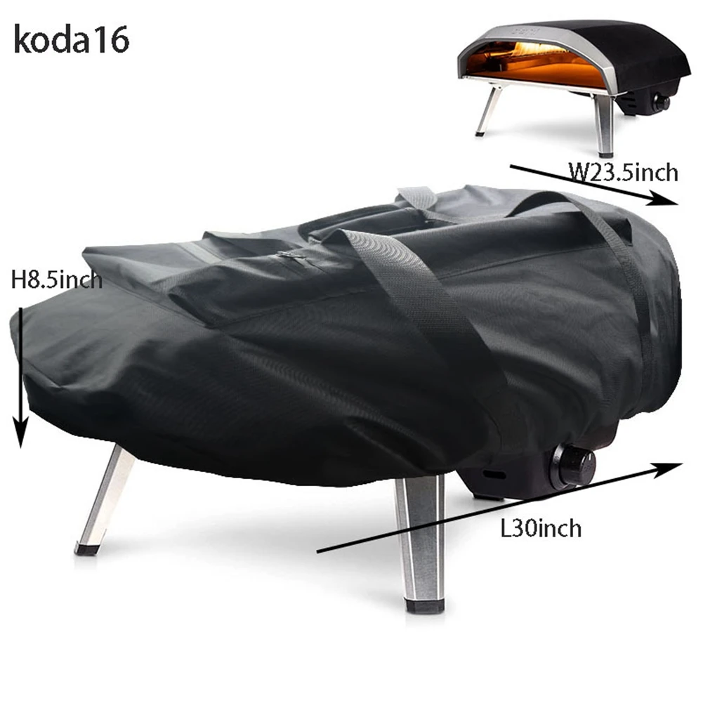 

Pizza Oven Cover for Ooni Koda 16 Portable 600D Oxford Fabric Waterproof Pizza Oven Dustproof Covers BBQ Accessories L