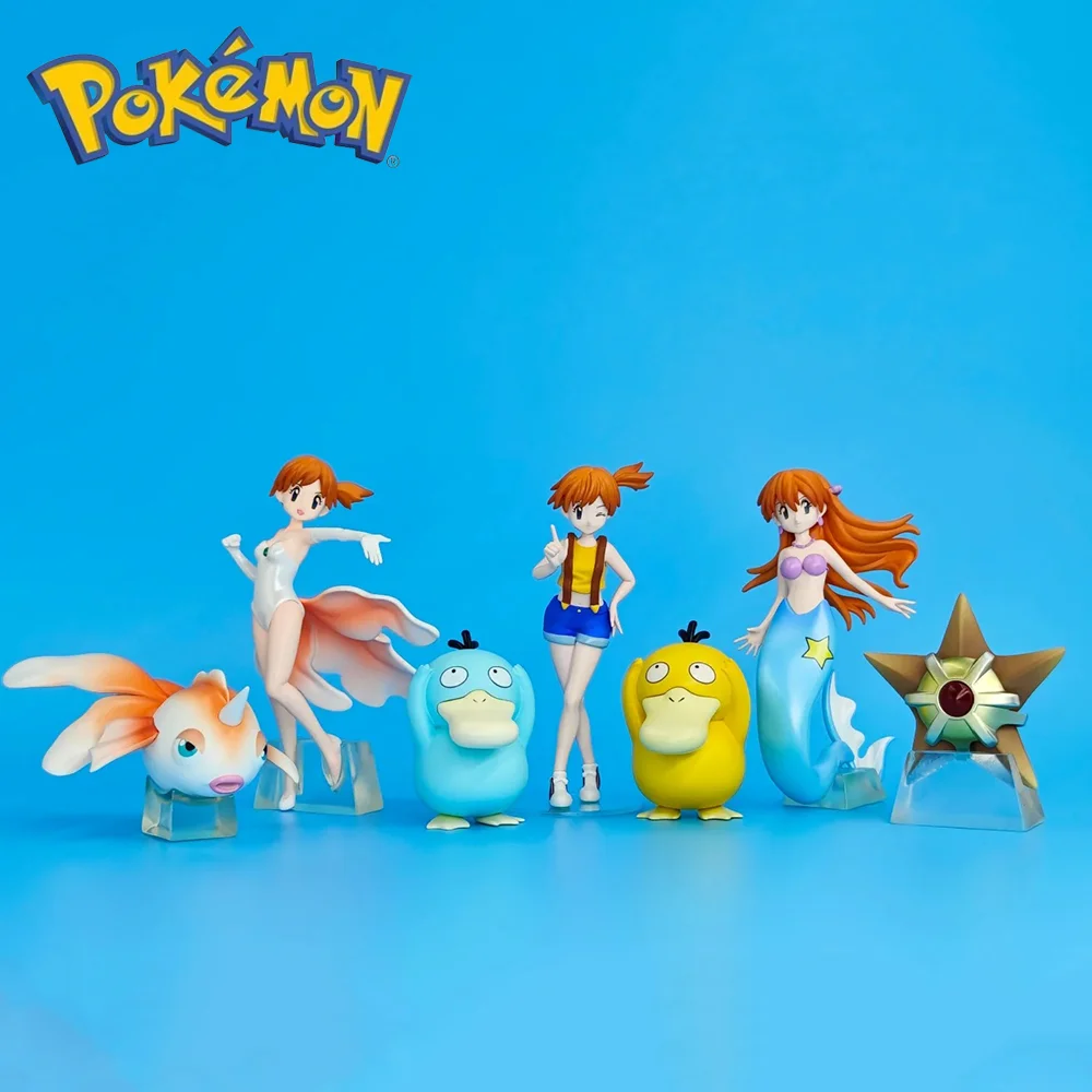 FA Pokemon Anime Figures Misty Action Figure 1/20 Figurine Mermaid
