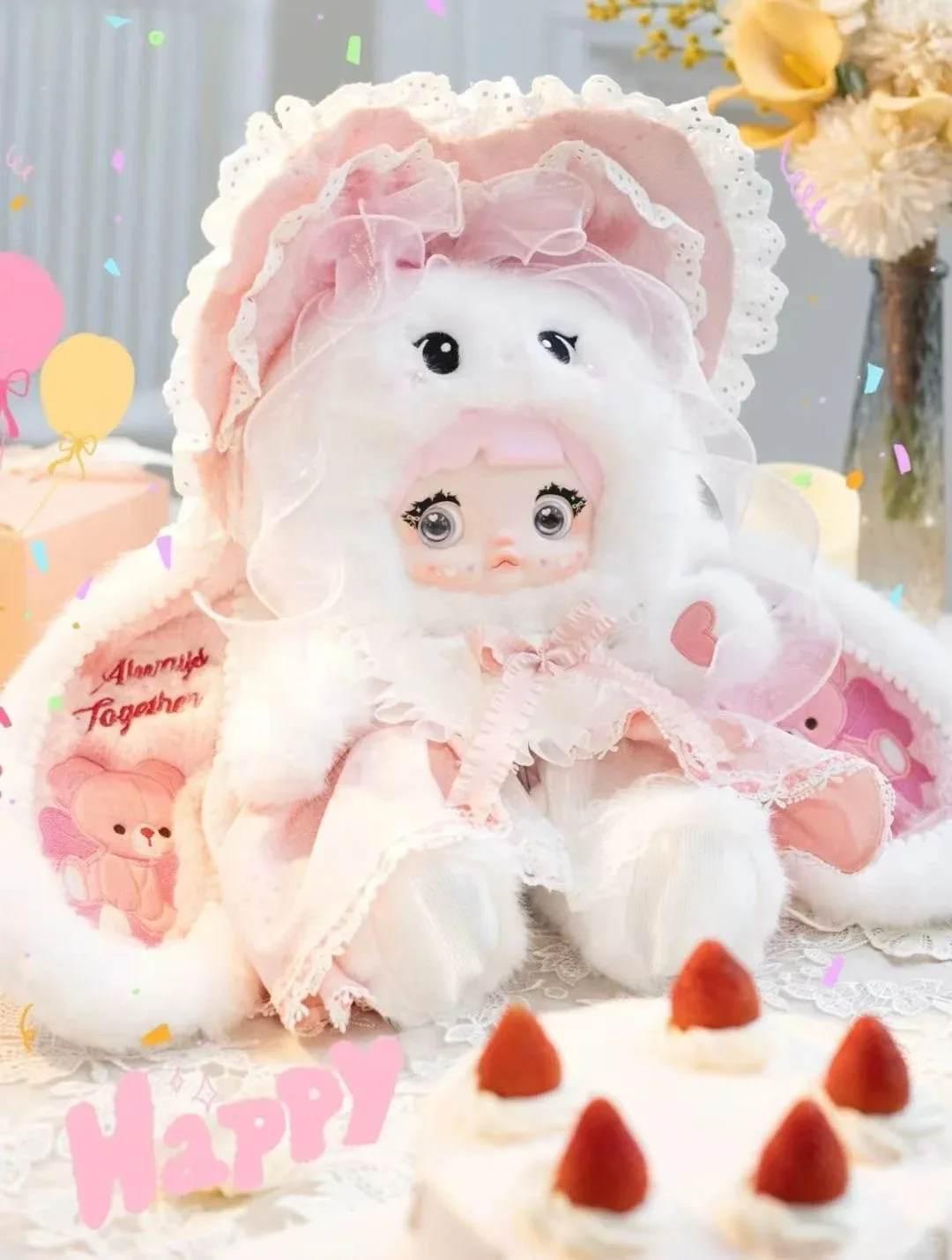 実物写真有　nommi 2nd anniversary TOPTOY 🎂𝐍𝐎𝐌𝐌𝐈 𝟐𝐧𝐝 𝐀𝐧𝐧𝐢𝐯𝐞𝐫𝐬𝐚𝐫𝐲 𝐋𝐢𝐦𝐢𝐭𝐞𝐝