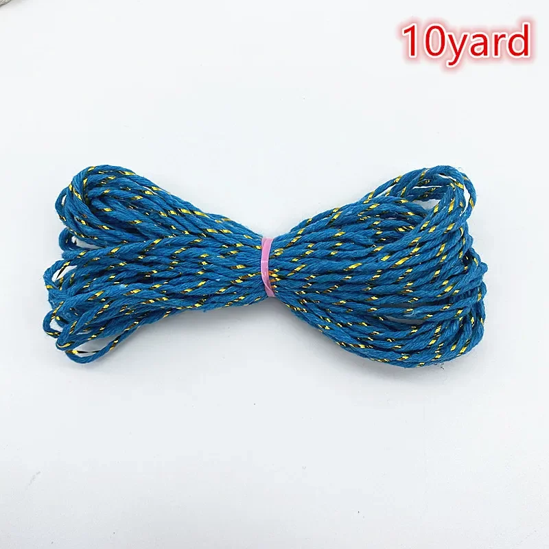 Double Colour Cotton Cord 10Yard 2mm Home Decoration Handmade Christmas Gift Wrapping Craft DIY Gift Wrapping cotton rope