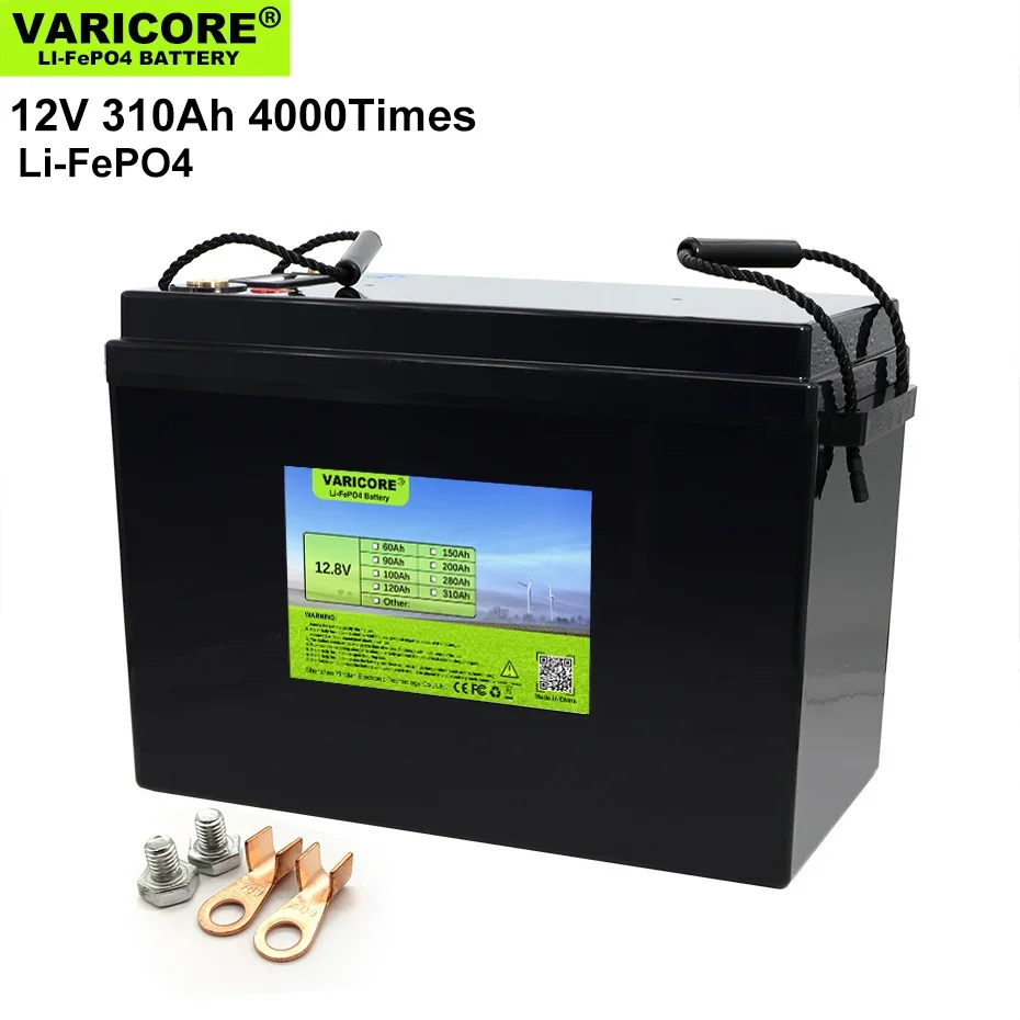 LiFePo4バッテリー,12V,10Ah,120Ah,12.8V,リチウム鉄リン酸塩,rv