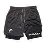 2 in 1 Compression Shorts for Head Men Gym Workout Running Shorts with Phone Pockets Athletic Quick Dry Activewear 5