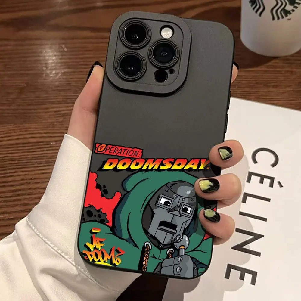 Stylish MF DOOM Inspired Silicone Phone Case