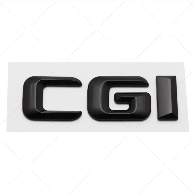 3D ABS CDI CGI 로고 편지 자동차 뒷 트렁크 스티커 메르세데스 C200 C220 W204 W205 E220 E200 E250 W211 엠블럼 배지 액세서리