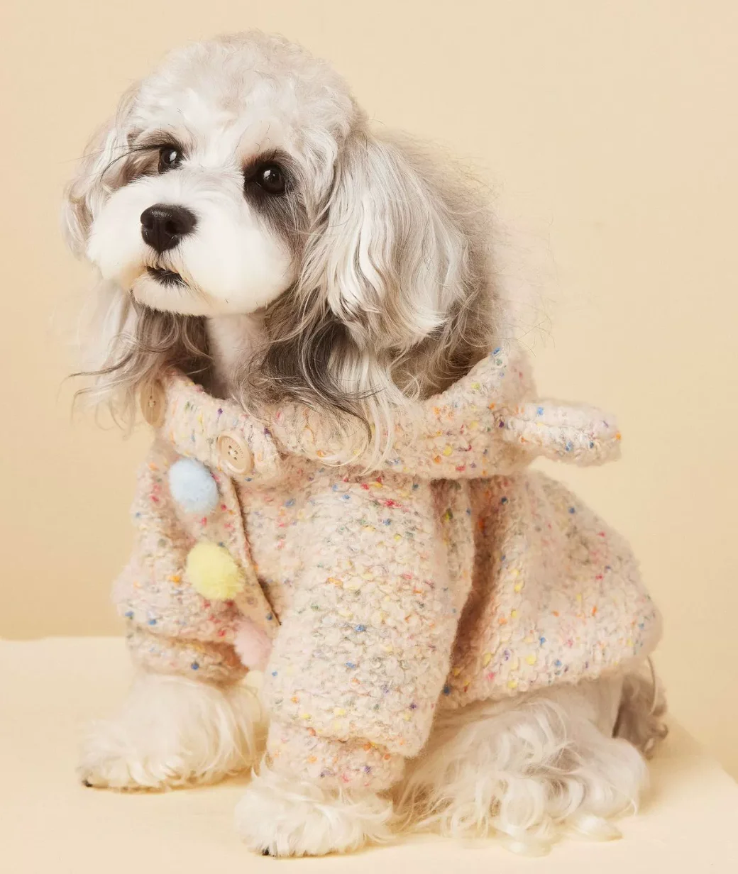 Padded Puppy Cat Clothes With D Rings Winter Warm Dog Jacket for Small Dogs Chihuahua Vest French Bulldog Coat Yorkie Outfits
