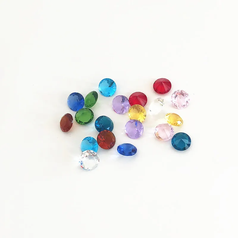 Dimeter Crystal Diamond Rainbow Glass Beads 10MM 10pcs Feng Shui Sphere Crystals Decorative Craft Gift Wedding Home Vase Decor ornament crafts miniature figurines resin ornaments miniature ornament resin crafts crystal ornament crystal stone ornament glass ornament gemstone beads