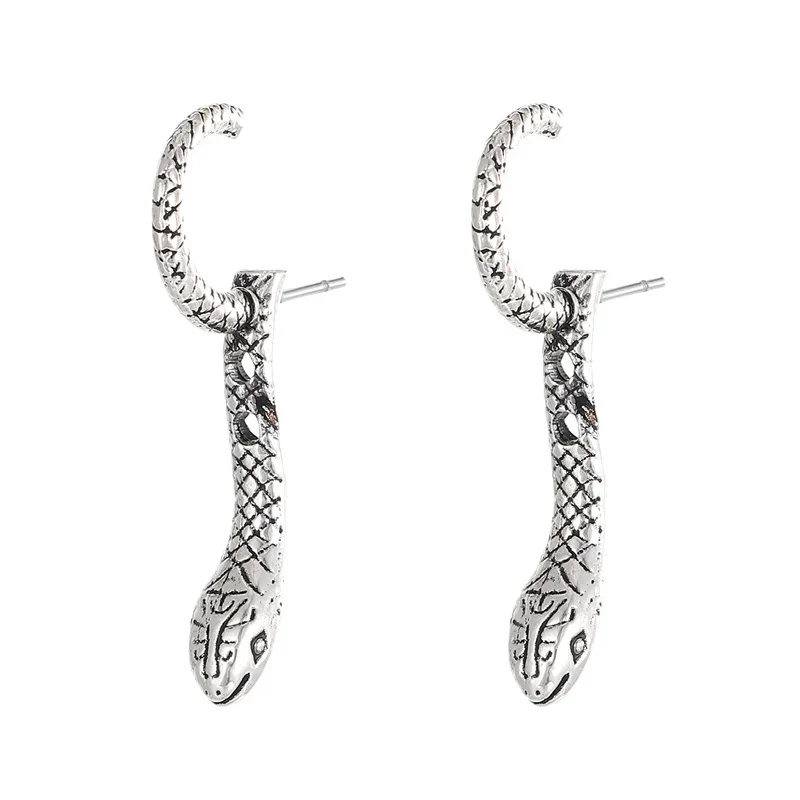 Tier Formen Ohr Studs Exquisite Gothic Schlange Ohrringe Retro Mode Punk Bolzen Ohrring Zubehör Persönlichkeit Mädchen Schmuck – Detail 4