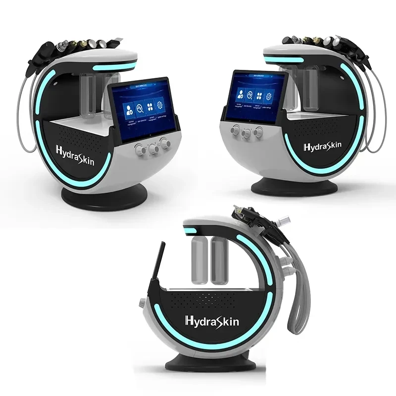 Hydrofacial Peel Hydrodermabrasion Machine With Facial Analyzer Salon Facial Skin Nursing Advanced Deep Cleaning Machine