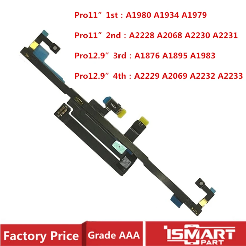 Face ID Flex Cable for iPad Pro 11 1st 2nd A1980 12.9 3rd 4th 5th Proximity Ambient Light Sensor Flex Repair Parts