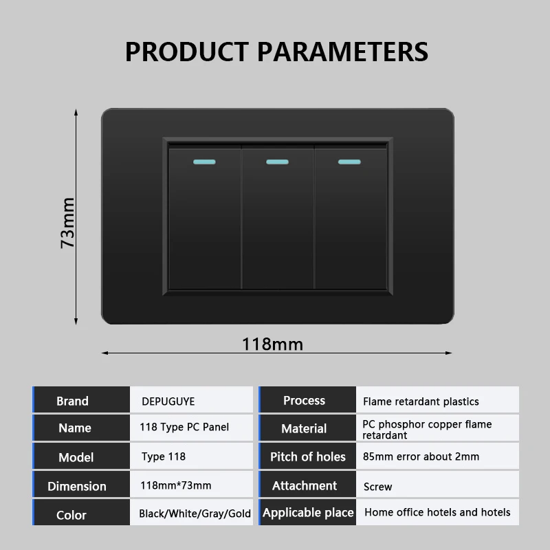 Push Rocker, 118 Tipo, Poder Do Painel