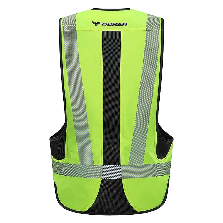 Duhan Hi Vis Moto Airbag Giacca Senza Maniche Gilet Moto Gonfiabile Air Bag