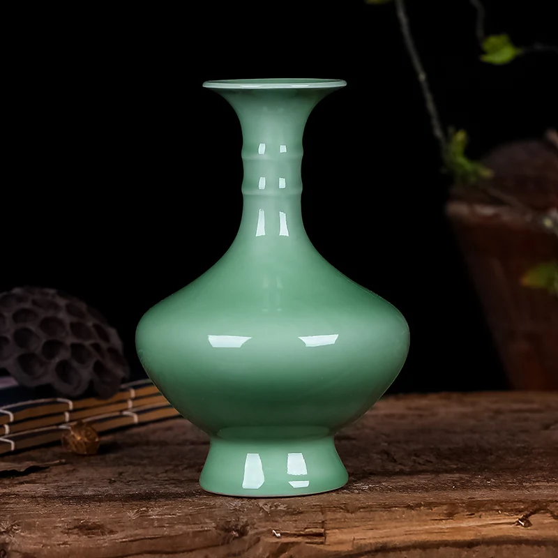 セラミック花瓶セラミック青磁フラワーアレンジメントボトル セラミック花瓶セラミック青磁フラワーアレンジメントボトル