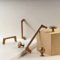 Retro ตู้อุปกรณ์ครัวโบราณ Dresser ประตูฮาร์ดแวร์ห้องครัวตู้จับลิ้นชักดึงเฟอร์นิเจอร์ Handle 4