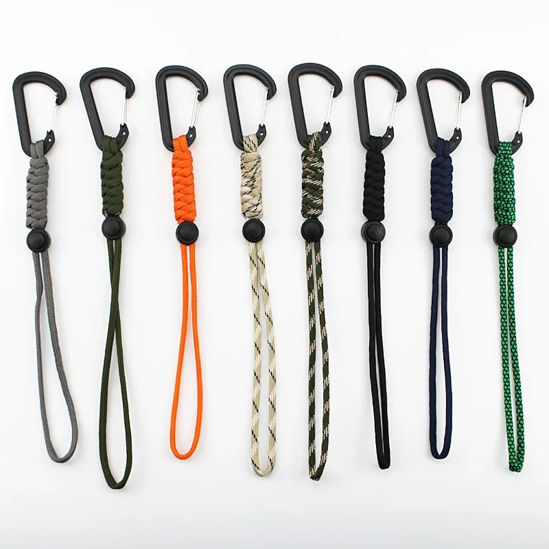 Safety Bungee Tether Tool Lanyard With Carabiner Hook Climbing Working Anti-Falling Safety Rope Aerial Work Climbing Accessories